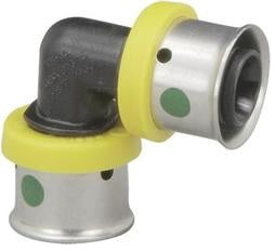 Viega PureFlow Press 90° elbow, polymer, P1: ½; P2: ½