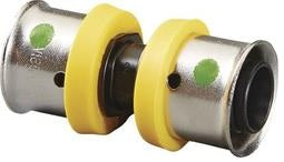 Viega PureFlow Press coupling, polymer, P1: ½; P2: ½