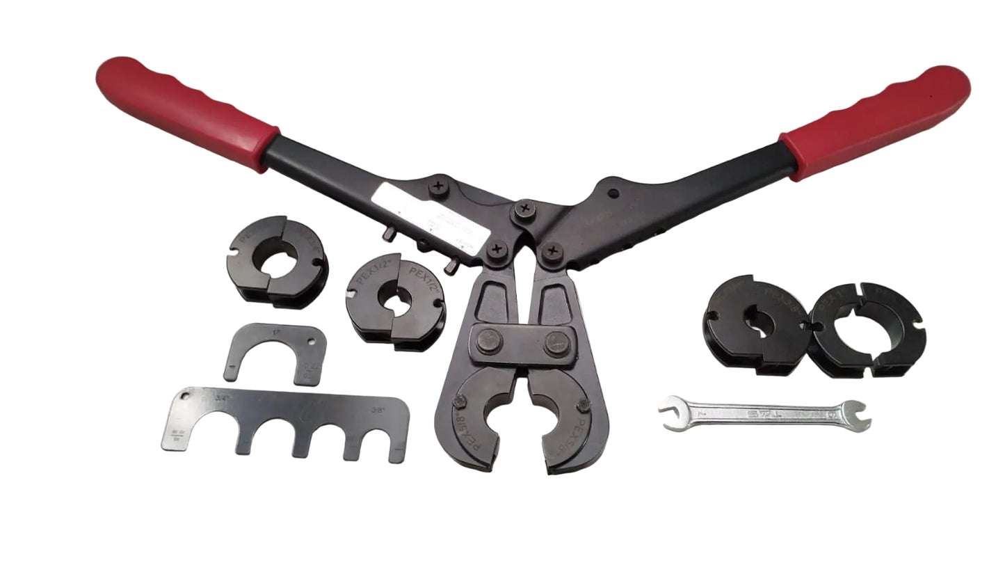 ABRAZADERA DE PRENSA MANUAL RIIFO - ANILLO DE COBRE - 1/2", 3/4" , 1"