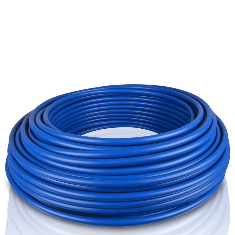 Tubo PE AL PE Rollo de 100 m - Azul | Marca IUSA