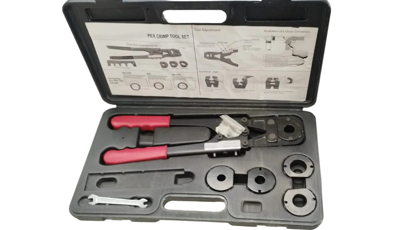 ABRAZADERA DE PRENSA MANUAL RIIFO - ANILLO DE COBRE - 1/2", 3/4" , 1"